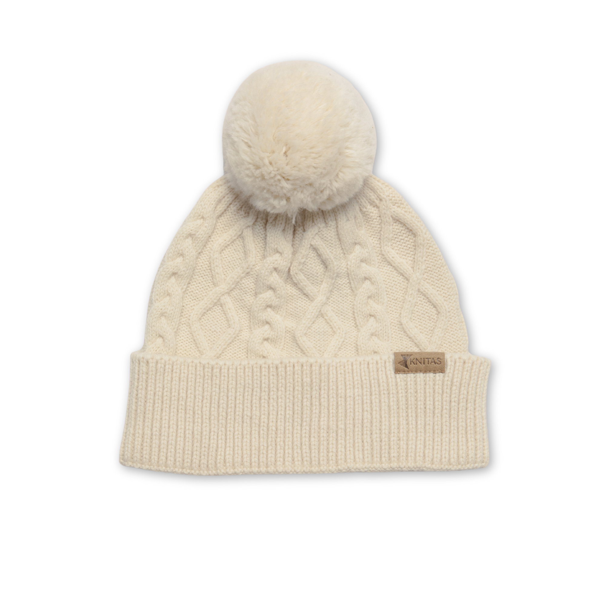 Lue i merinoull, creme