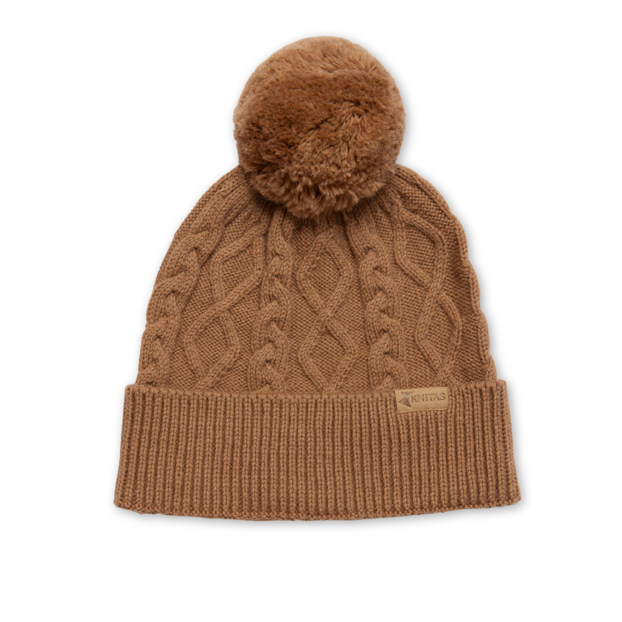 Lue i merinoull, brun