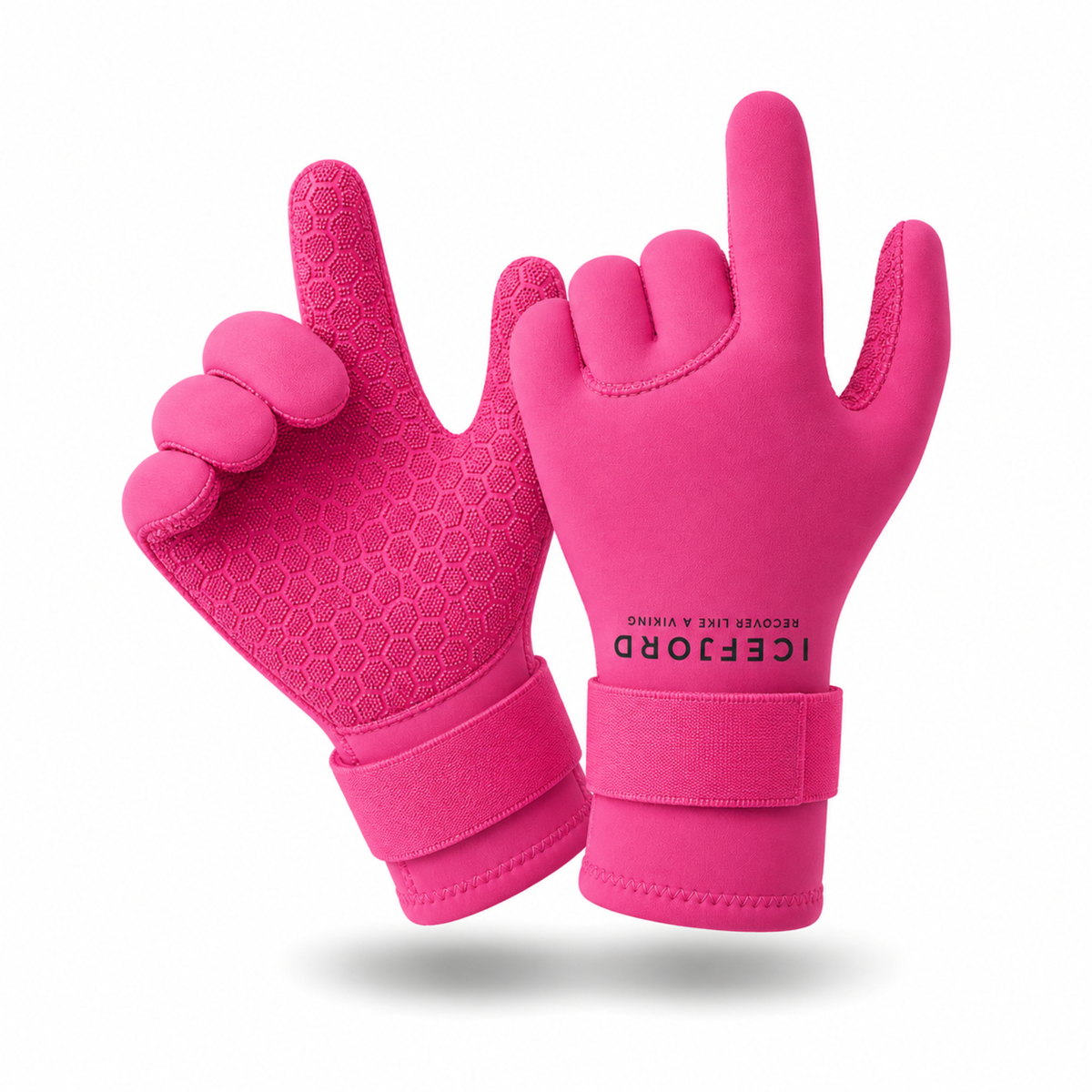 ICEFJORD NEOPRENHANSKER, ROSA (2027 modell)