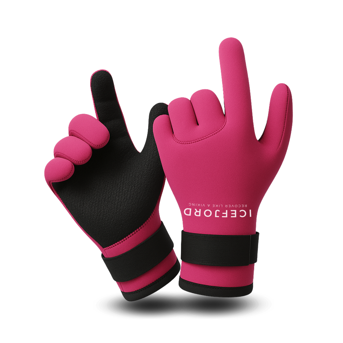 ICEFJORD NEOPRENHANSKER, ROSA (2026 modell)