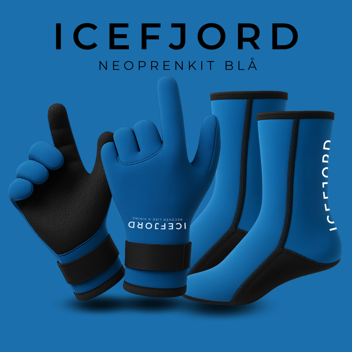 ICEFJORD NEOPRENKIT BLÅ