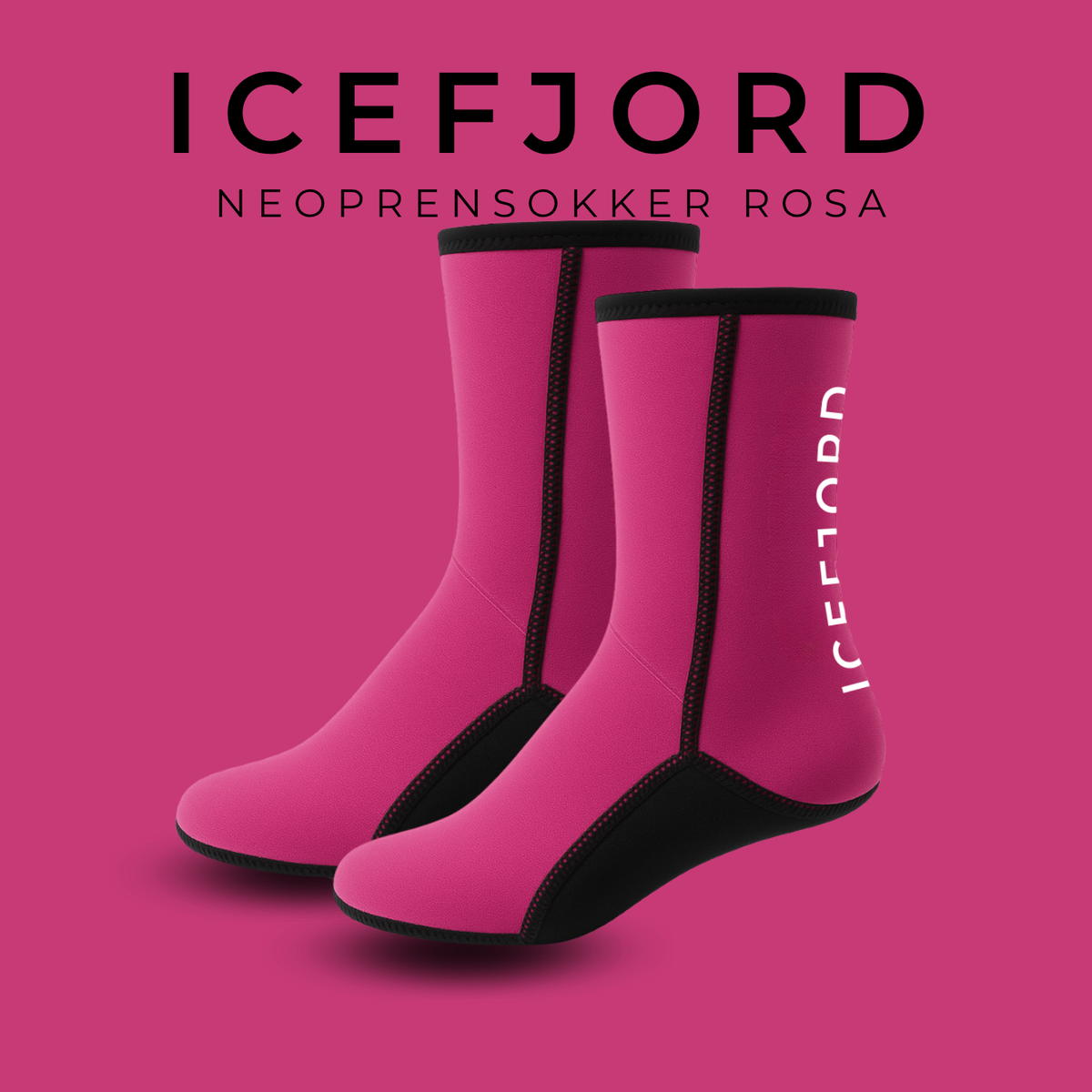 ICEFJORD NEOPRENSOKKER ROSA (2026 modell)