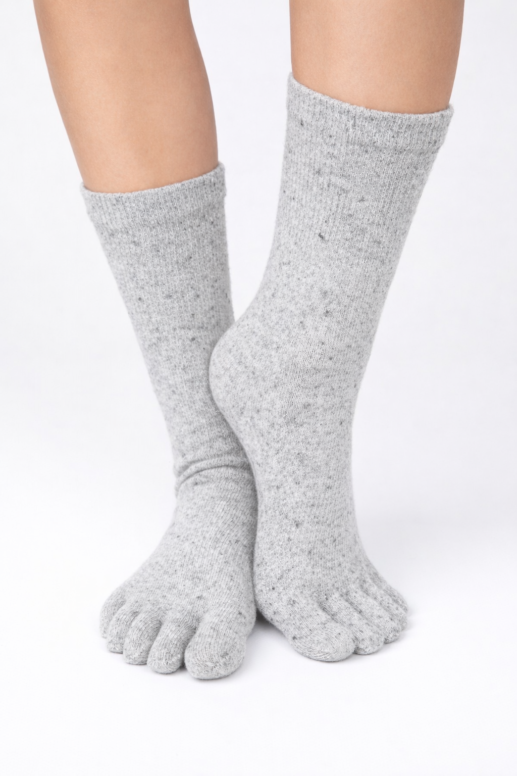 Merinoull tåsokker til isbading, grå