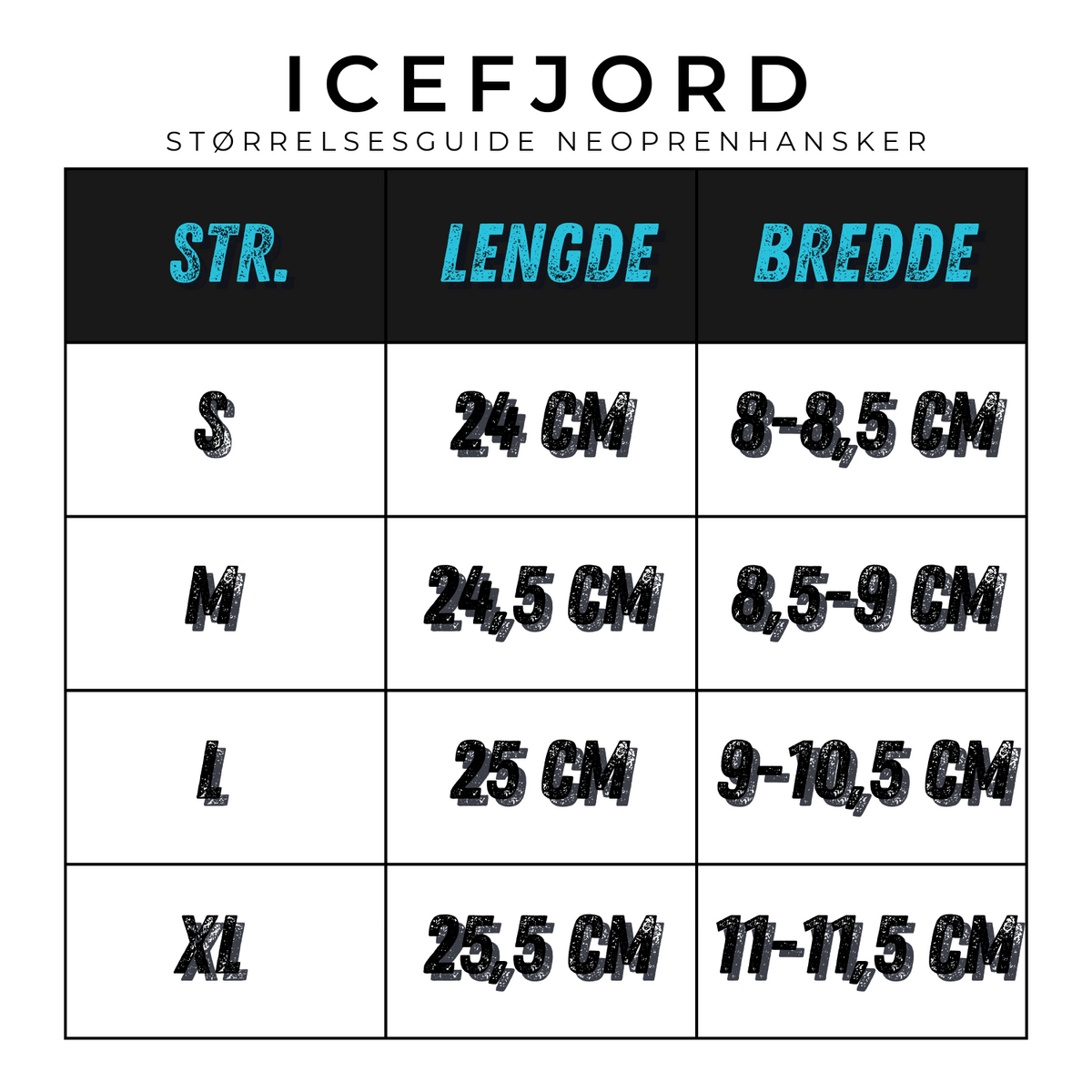 ICEFJORD NEOPRENHANSKER, BLÅ (2027 modell)